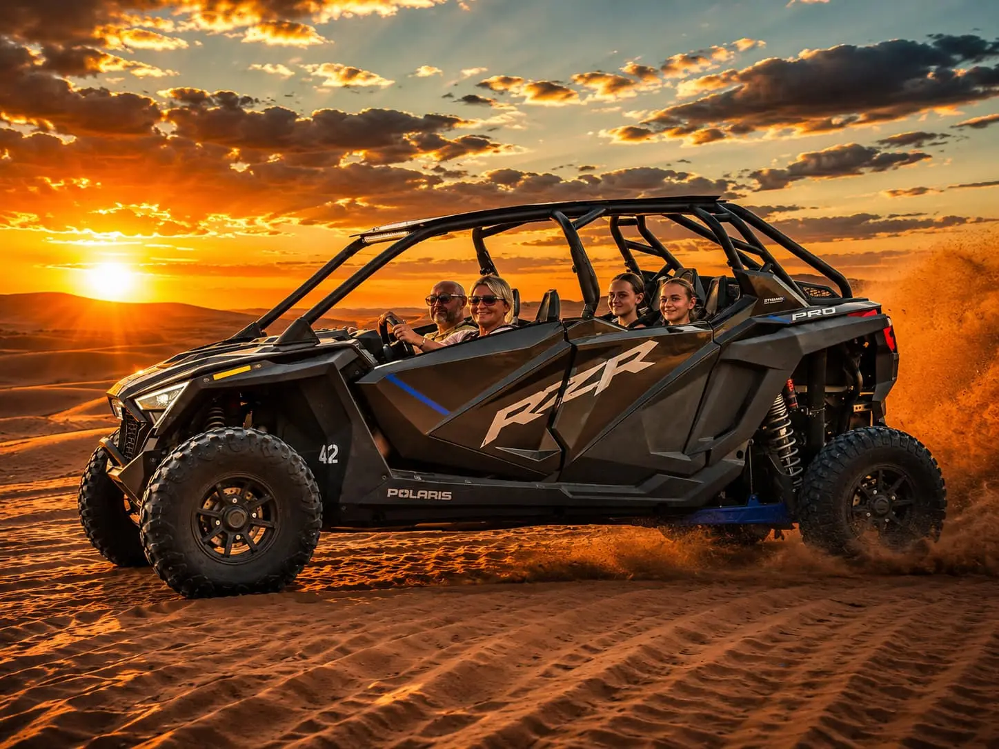 4 Seater Polaris Dubai 2 Hours