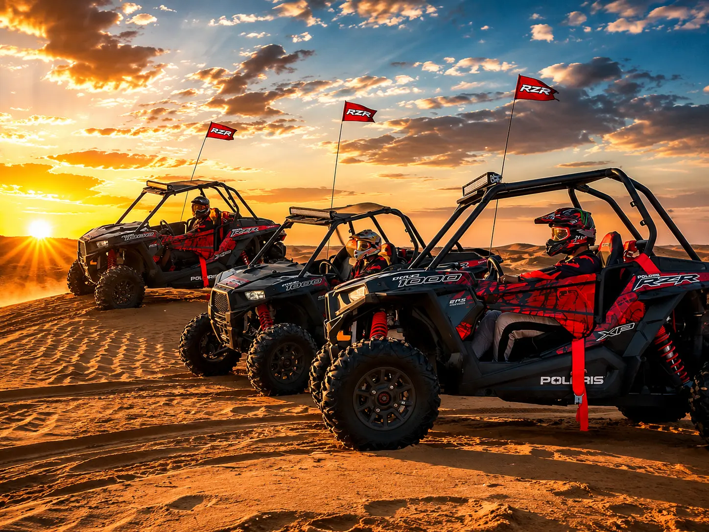 2 Seater Polaris Dubai 2 Hours