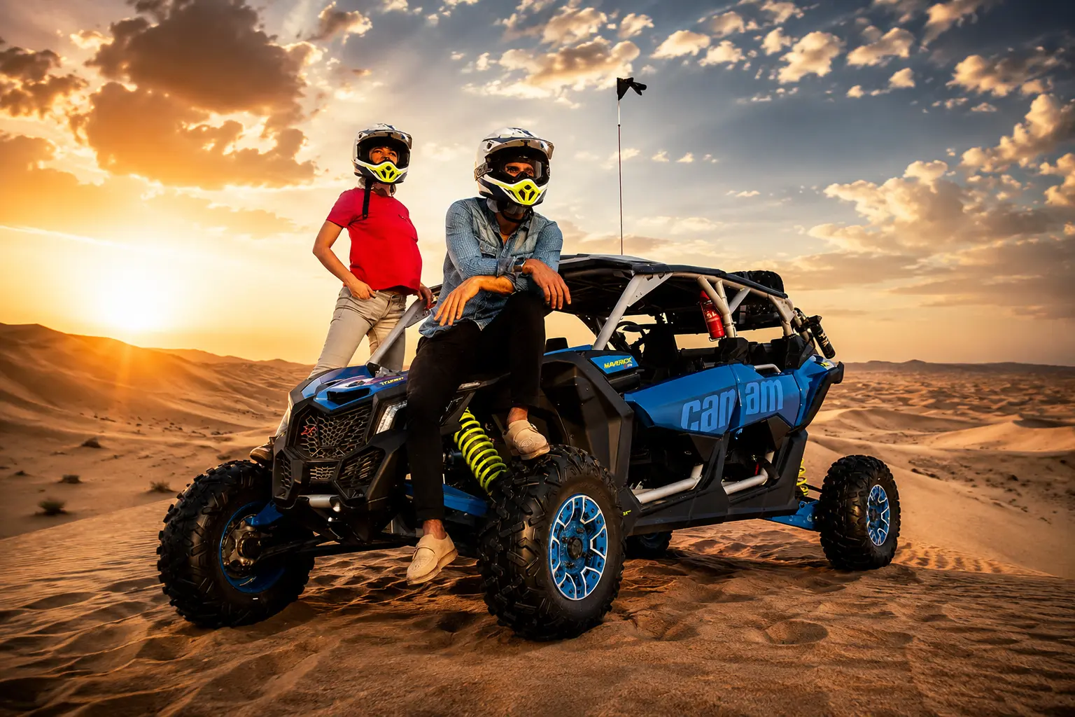 1 Hour 2 Seater Can-Am Buggy Dubai Tour