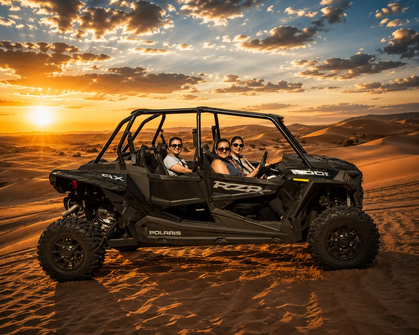 4 Seater Polaris Dubai 1 Hour