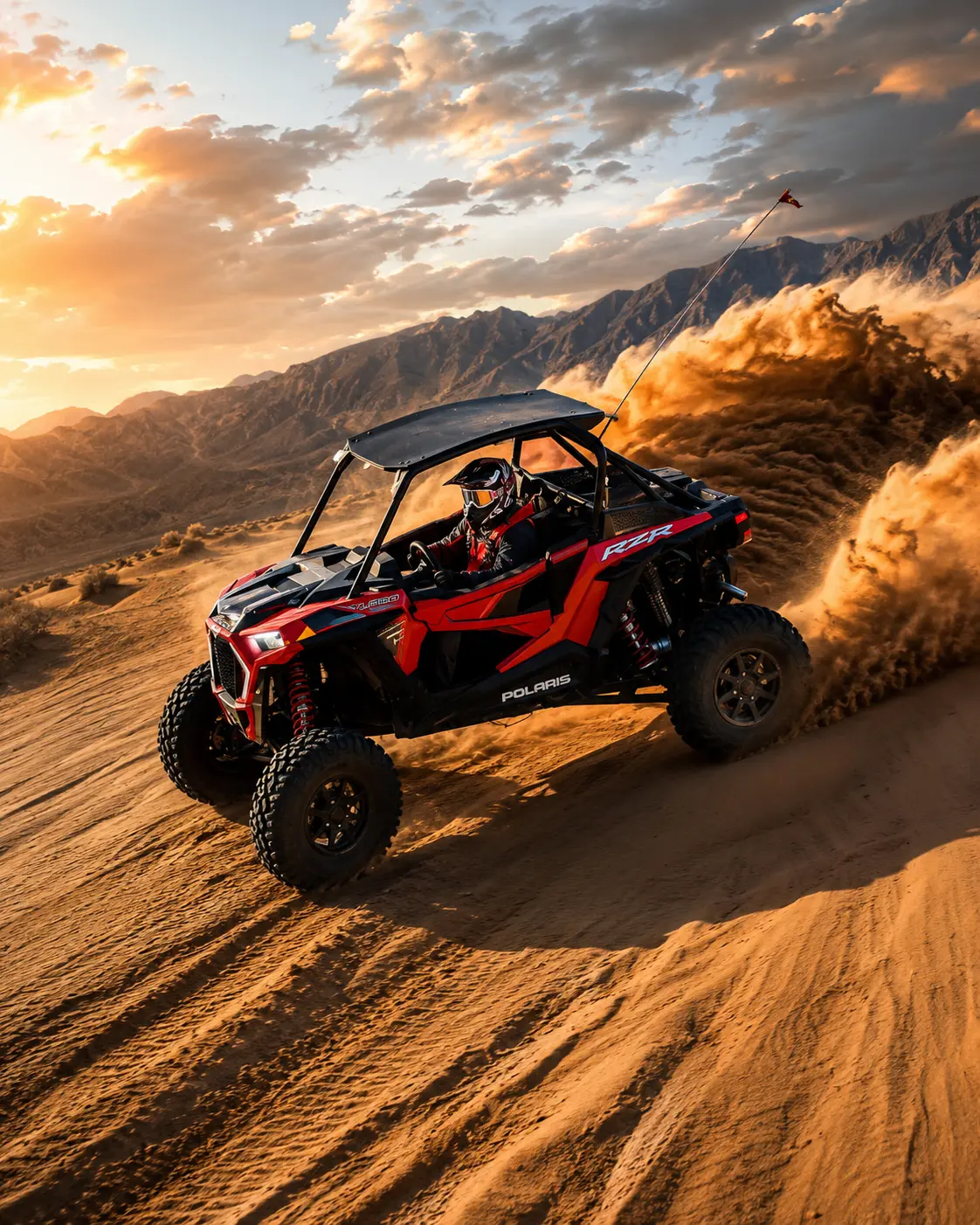 2 Seater Polaris Dubai 2 Hours Adventure